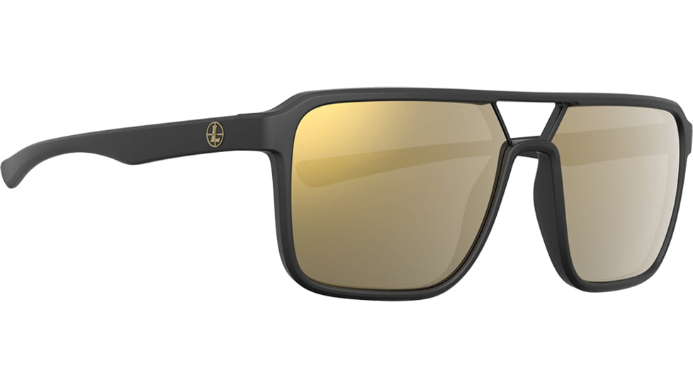 Leupold Bridger Sunglasses, Matte Black Frame, Bronze Mirror Lens, 182675
