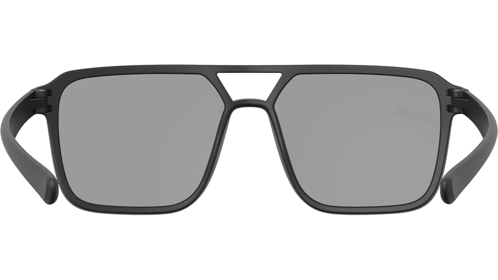 Leupold Bridger Sunglasses, Matte Black Frame, Shadow Gray Flash Lens, 182672