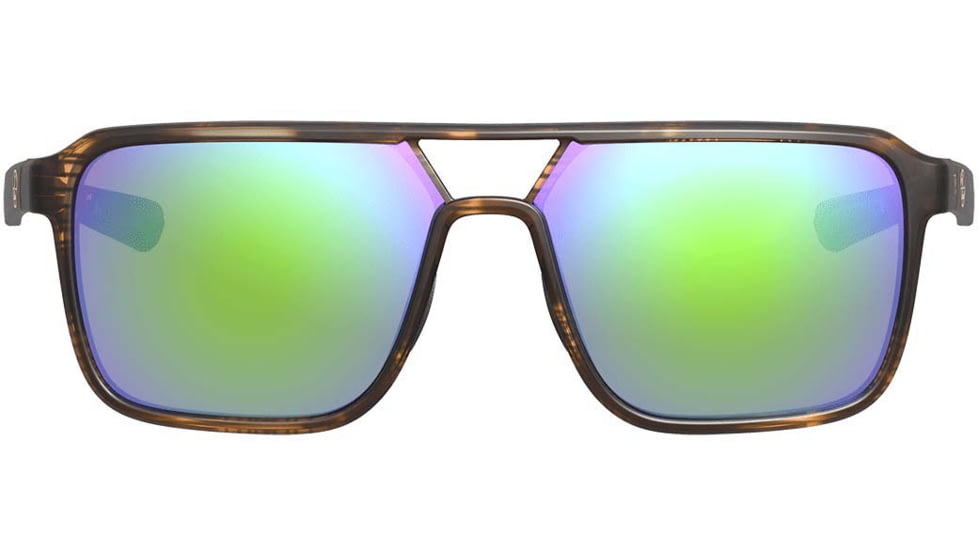 Leupold Bridger Sunglasses, Matte Tortoise Frame, Emerald Mirror Lens, 186747