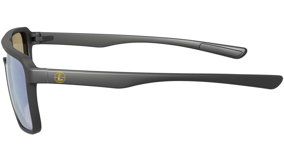Leupold Bridger Sunglasses, Matte Black Frame, Blue Mirror Lens, 186748