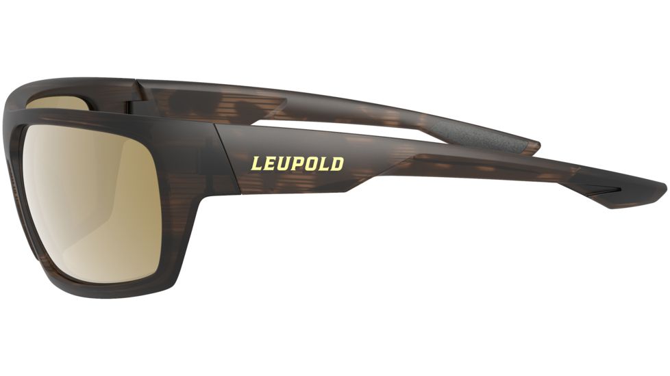 Leupold Packout Mens Sunglasses, Matte Tortoise Frame, Square Bronze Mirror Lens, Polarized, Regular, 179094