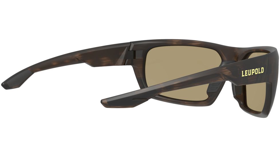 Leupold Packout Mens Sunglasses, Matte Tortoise Frame, Square Bronze Mirror Lens, Polarized, Regular, 179094