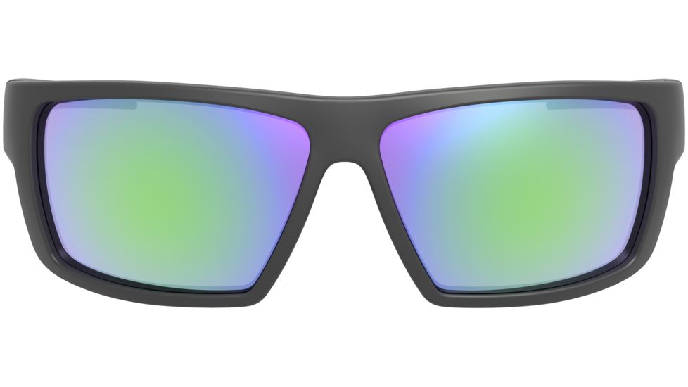 Leupold Switchback Mens Sunglasses, Matte Black Frame, Square Emerald Mirror Lens, Polarized, Regular-Wide, 179093