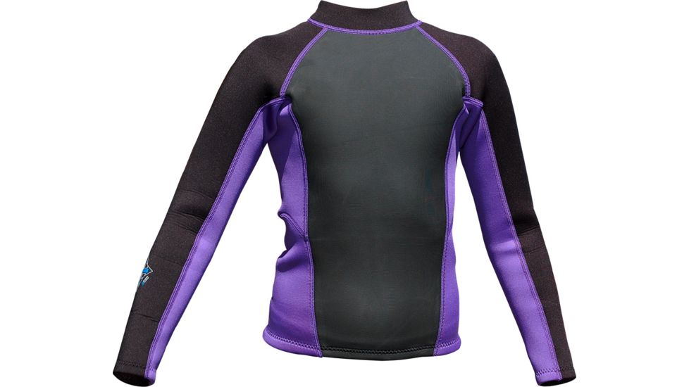 Level 6 Carver Long Sleeve Neoprene Top - Child's-Grape Juice-8