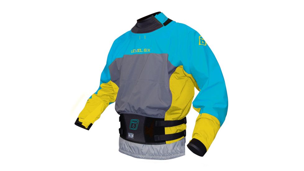 Level 6 Duke Drytop - Men's, Steel Blue/Bright Yellow, M 23153.02.100