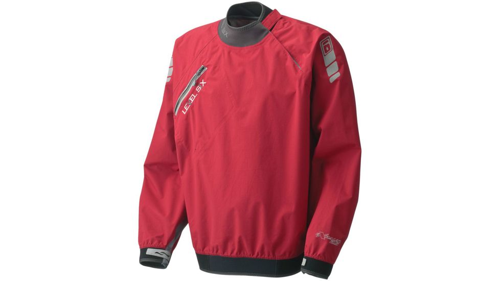 Level 6 Kootenay Long Sleeve Splash top-Olympic Red-Medium