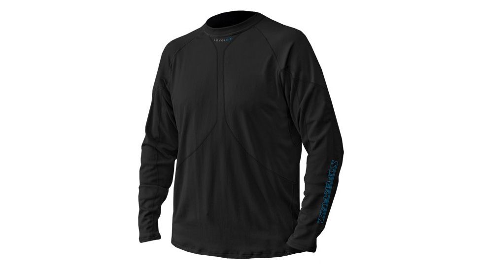 Level 6 Super Fuzz Fleece Top - Men's -Black-Small