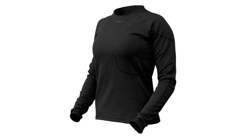 Level 6 Super Fuzz Fleece Top - Women's -Black-X-Small