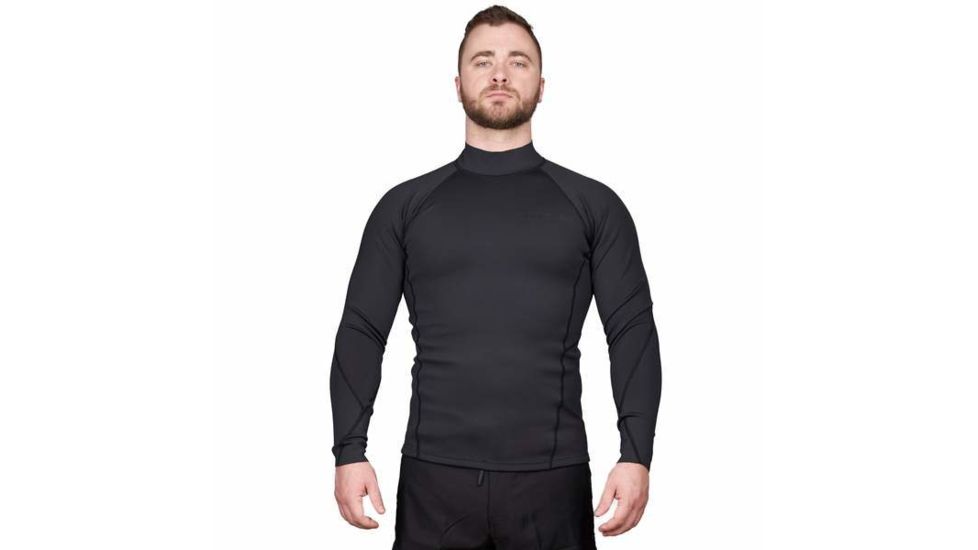 Level Six Jericho Eco-Stretch Neoprene Long Sleeve Top, Black, Medium, GMT-LSJE-BK2-M