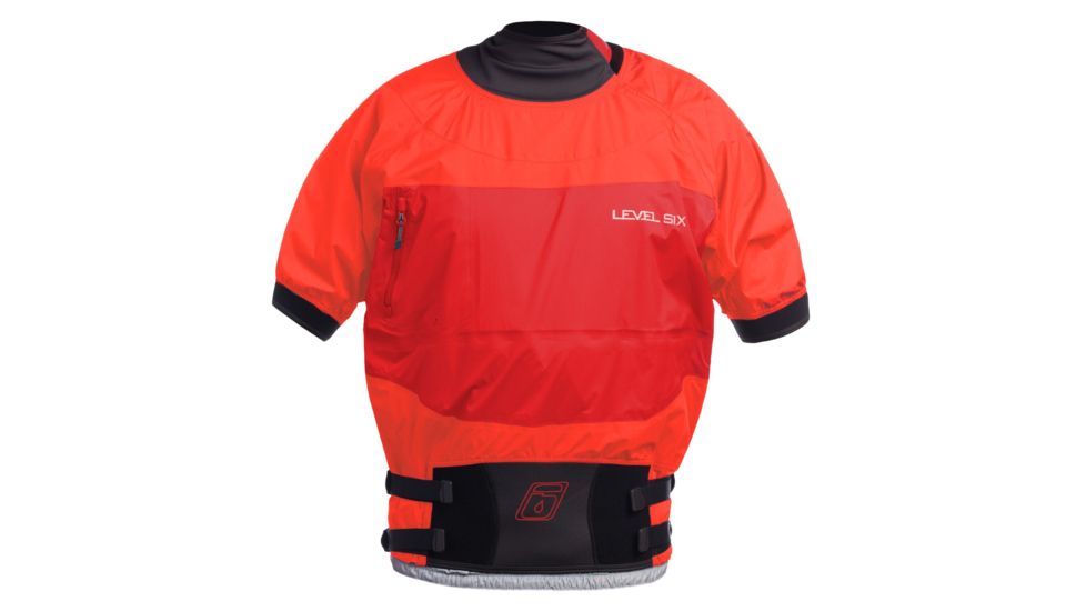 Level Six Mens Australis 2.5 Layer Short Sleeve Semi Dry Top, Molten Lava, Small, GMT-AUST-MO-S