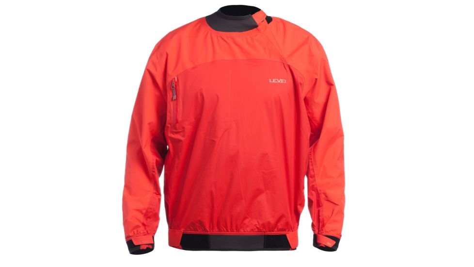 Level Six Mens Baffin 2.5 Layer Long Sleeve Semi Dry Top, Blaze Red, 2XL, GMT-BAFF-BZ-XXL