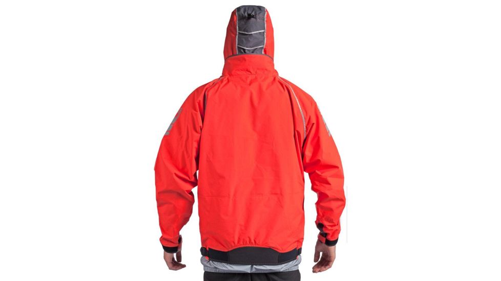 Level Six Mens Chilko 2.5 Layer Long Sleeve Jacket W/Hood, Blaze Red, Extra Small, GMT-CHIL-BZ-XS