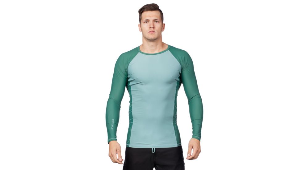 Level Six Mens Mercury Longsleeve Lycra Rash Top, Shadow Blue, Small, GMT-LSME-SH-S