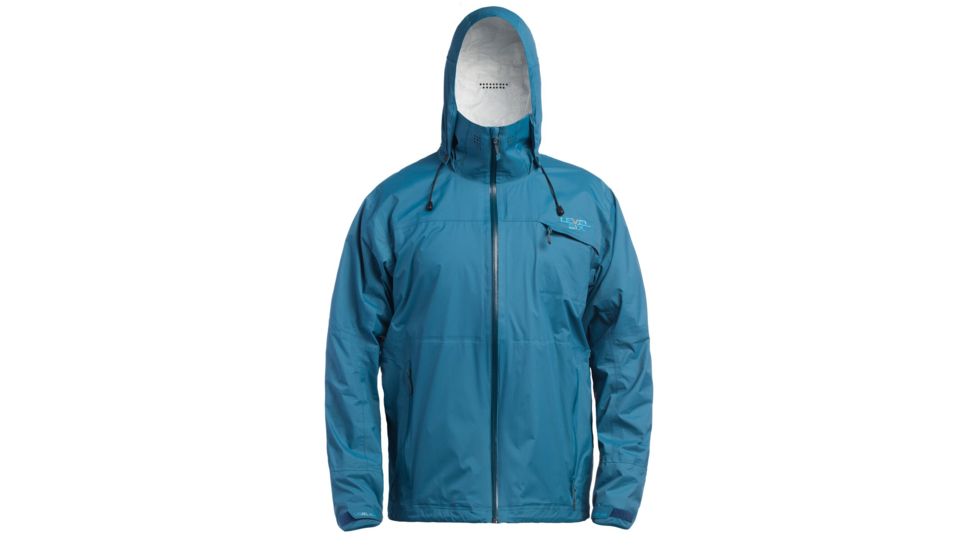 Level Six Mens Nahanni Long Sleeve 2.5 Layer Canoe Jacket, Crater Blue, Small, GMT-NAHA-CR-S