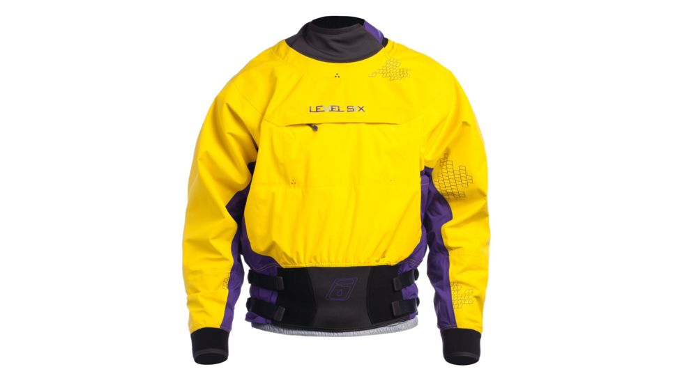 Level Six Mens Nebula Long Sleeve Dry Top, Bright Yellow, Small, GMT-NEBU-BY-S