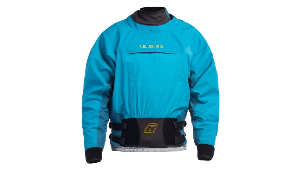 Level Six Mens Nebula Long Sleeve Dry Top, Grotto Blue, Small, GMT-NEBU-GR-S