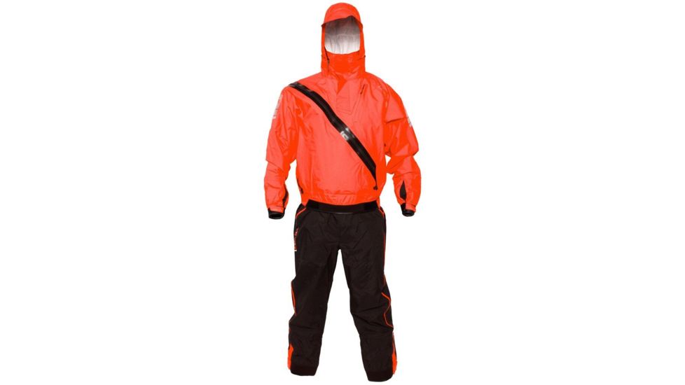 Level Six Mens Orion 2.5 Layer Immerison Suit, Blaze Red/Midnight Black, Extra Small, GMT-ORIO-BZ-XS