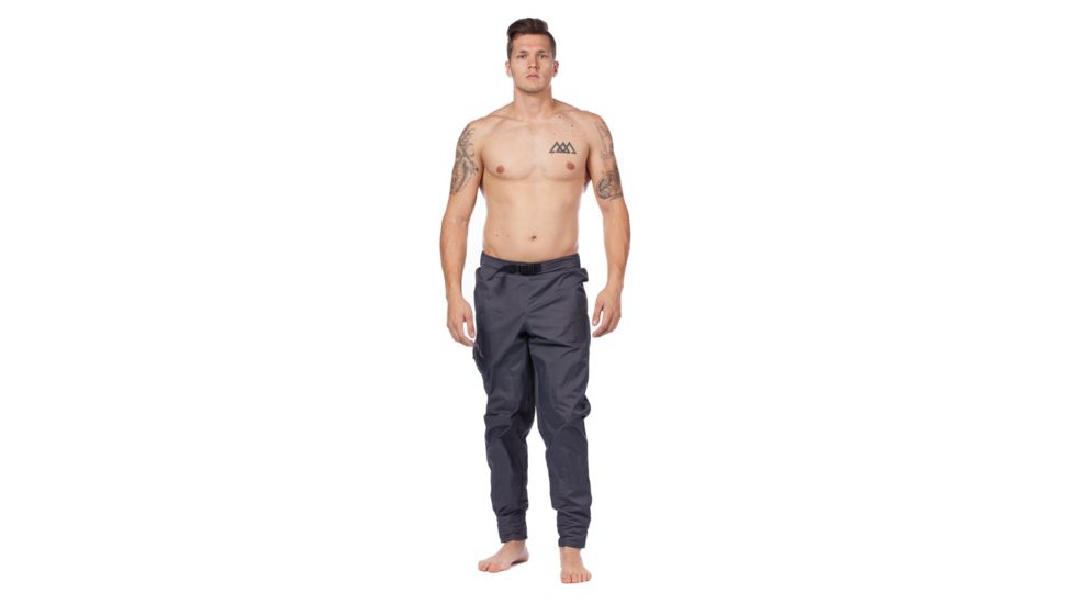Level Six Mens Temagami 2.5 Layer Semi-Dry Pant, Charcoal, Extra Small, GMB-TEMA-CH-XS