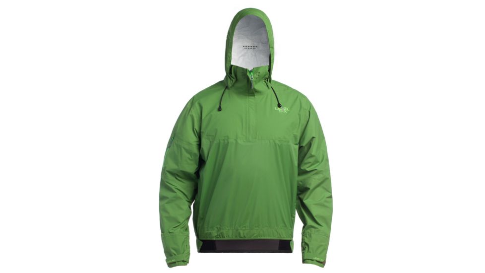 Level Six Mens Torngat Long Sleeve 2.5 Layer Jacket W/Hood, Leaf, Small, GMT-TORN-LE-S