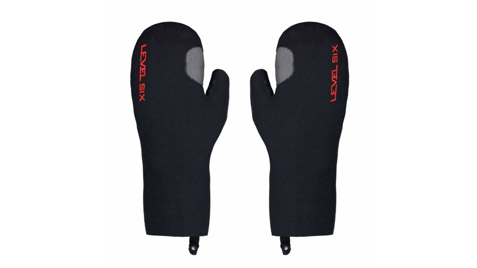 Level Six Neutron Mitts, Black, Large/Extra Large, GMA-NEUT-BK-L/XL