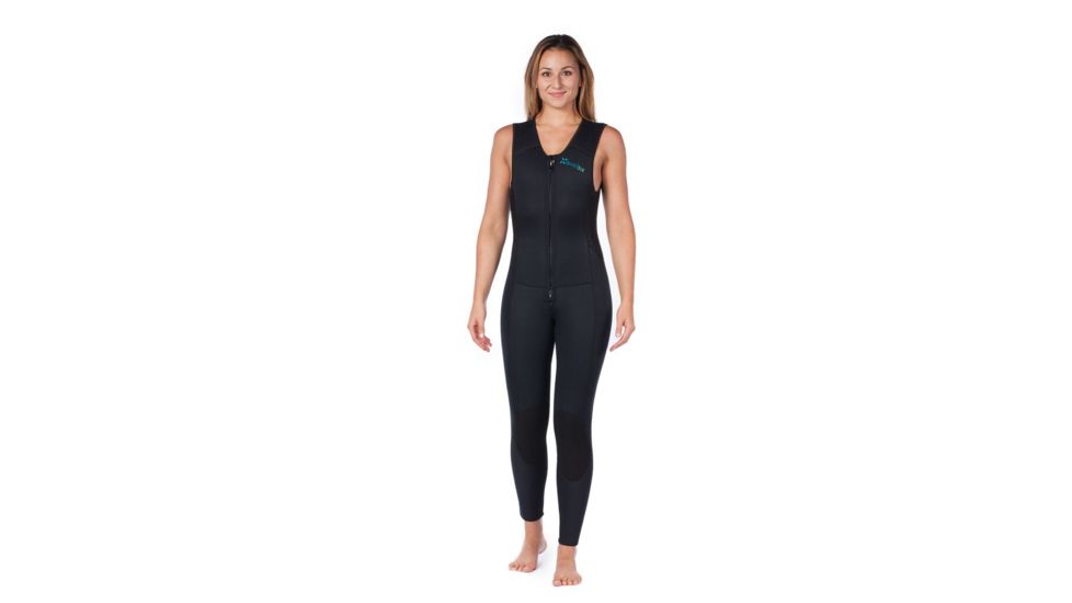 Level Six Womens Farmer Jane Front Zip Wetsuit, Black, 2XL, GWT-JANE-BK-XXL