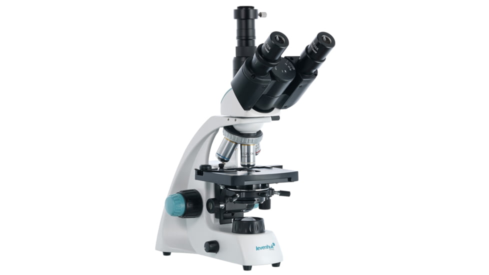 Levenhuk 40-1000x 400T Trinocular Microscope, White, Middle, 75421