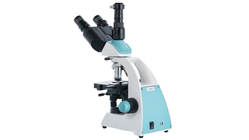 Levenhuk 40-1000x 400T Trinocular Microscope, White, Middle, 75421