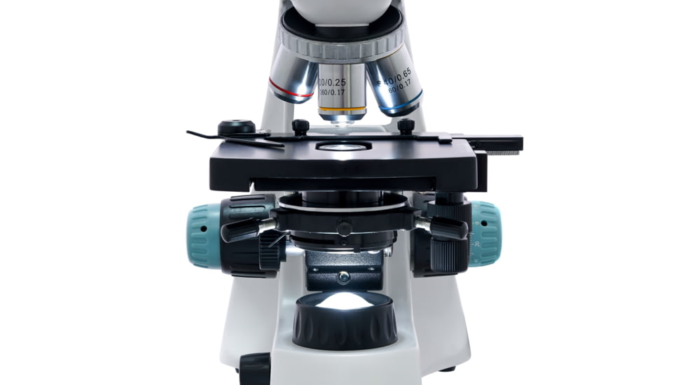 Levenhuk 40-1000x 400T Trinocular Microscope, White, Middle, 75421