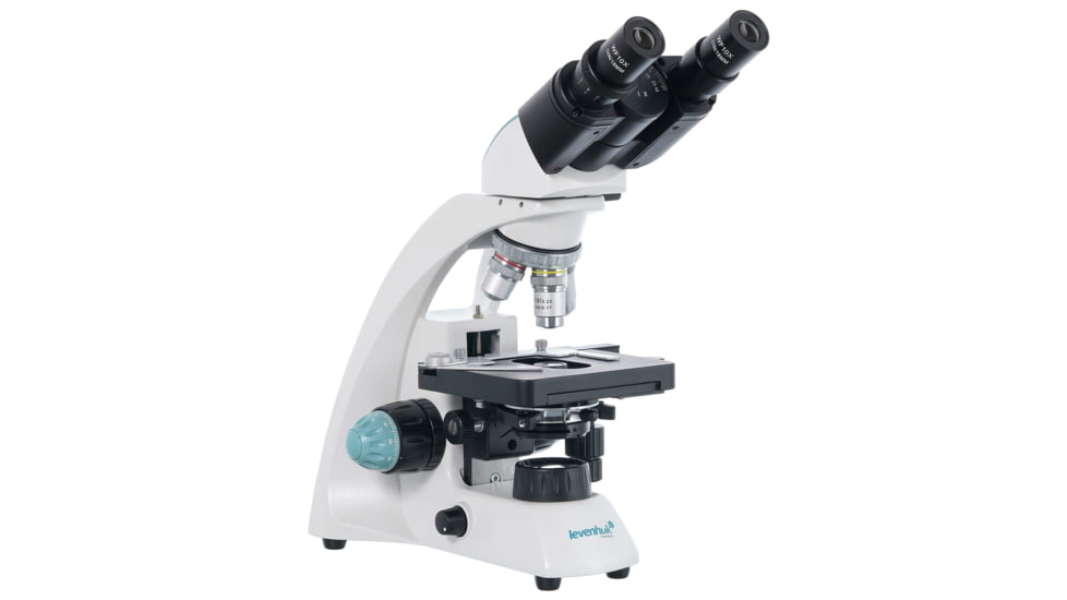 Levenhuk 40-1000x 500B Binocular Microscope, White, Middle, 75425