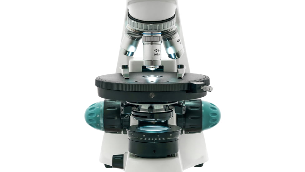 Levenhuk 40-1000x 500T POL Trinocular Microscope, White, Middle, 75427