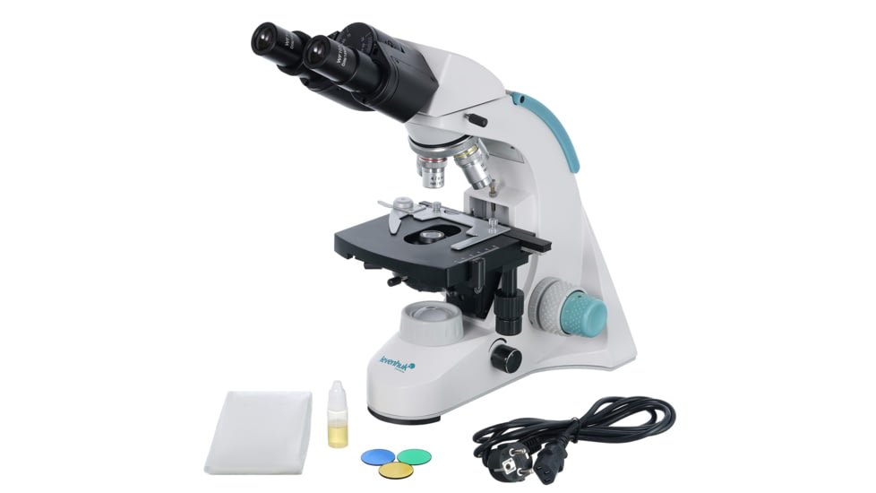 Levenhuk 40-1000x 900B Binocular Microscope, White, Middle, 75429