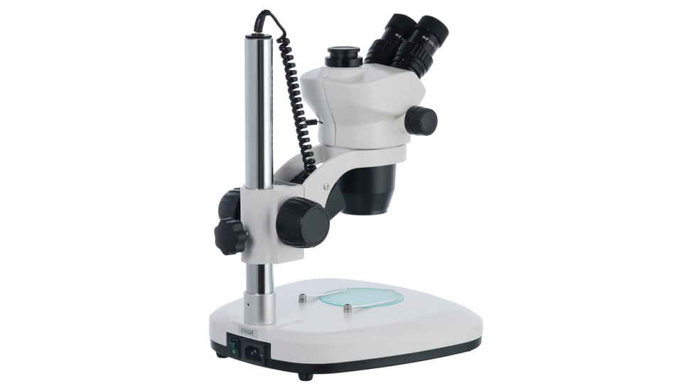 Levenhuk 7-45x ZOOM 1T Trinocular Microscope, White, Middle, 76057