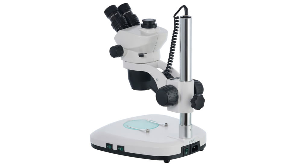 Levenhuk 7-45x ZOOM 1T Trinocular Microscope, White, Middle, 76057
