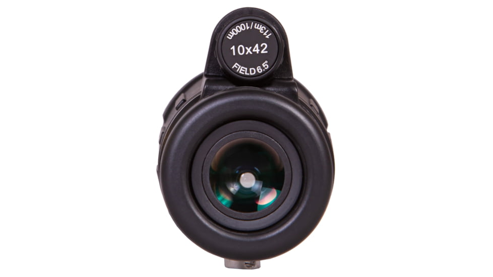Levenhuk Atom 10x42 Monocular, Black, Small, 74095