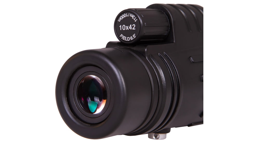 Levenhuk Atom 10x42 Monocular, Black, Small, 74095