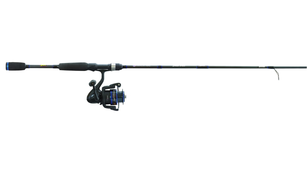 Lews American Hero 200 Spinning Combo, 6 ft, Medium, Fast, 6.2:1, Ambidextrous, 2 Pieces, AH2060M-2