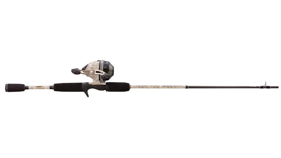 Lews American Hero Camo Spincast Combo, 6 ft, Medium, Right, 2 Pieces, AHCM2060M-2