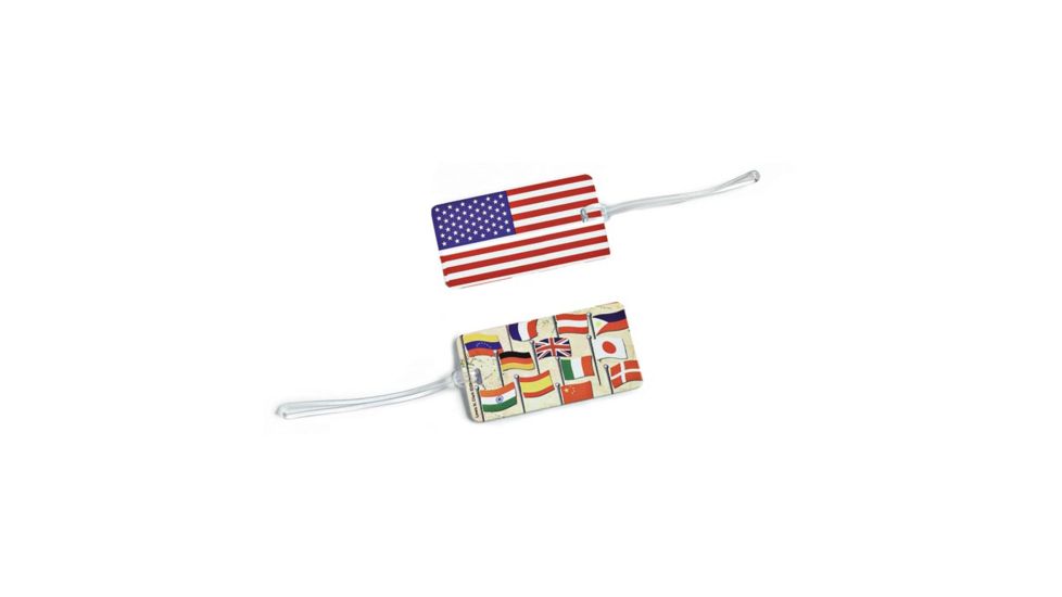 Lewis N Clark American Flag Tag ID24