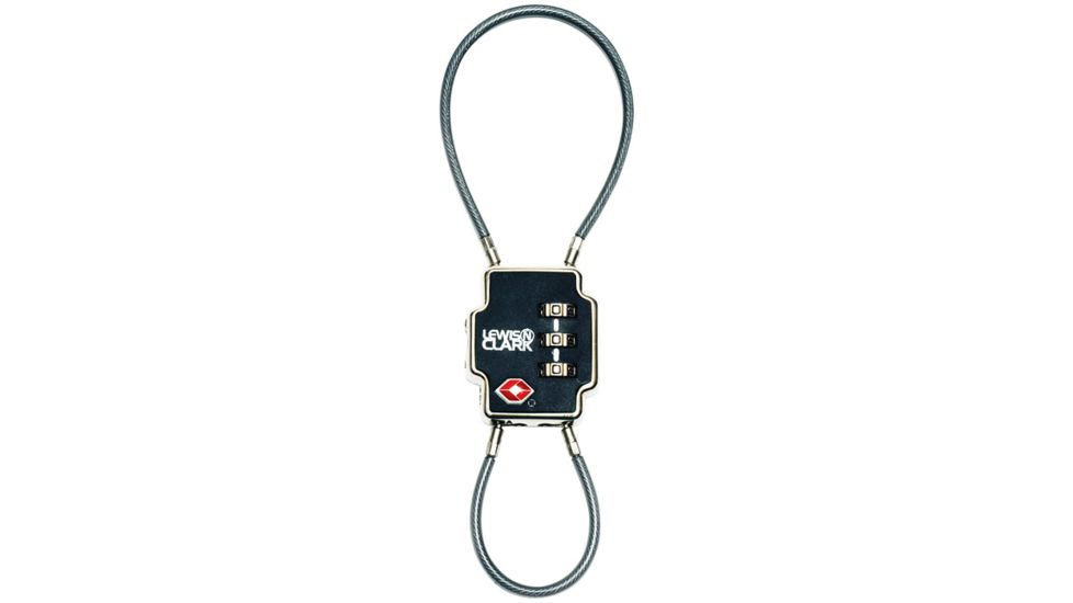 Lewis N Clark Double Cable Lock TSA80