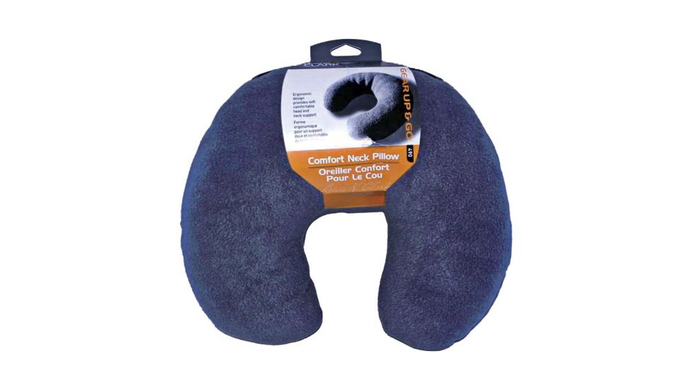 Lewis N Clark Fiber Fill Neck Pillow-blue 490BLU