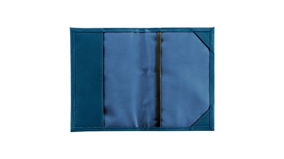 Lewis N Clark Fine Leather RFID-Blocking Passport Case, Blue, 7055BLU