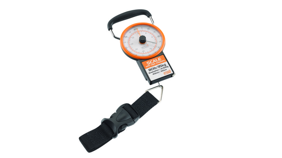 Lewis N Clark Luggage Scale with Weight Marker, Orange 613