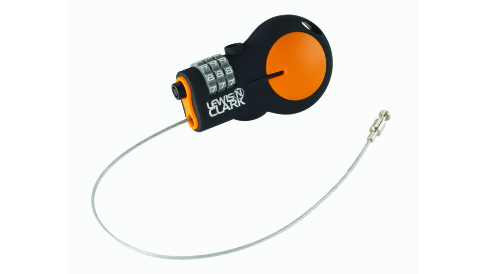 Lewis N Clark Retractable Cable Lock LOC88