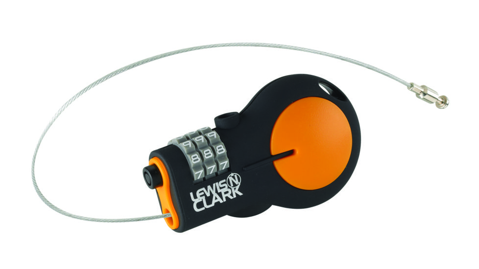 Lewis N Clark Retractable Cable Lock LOC88