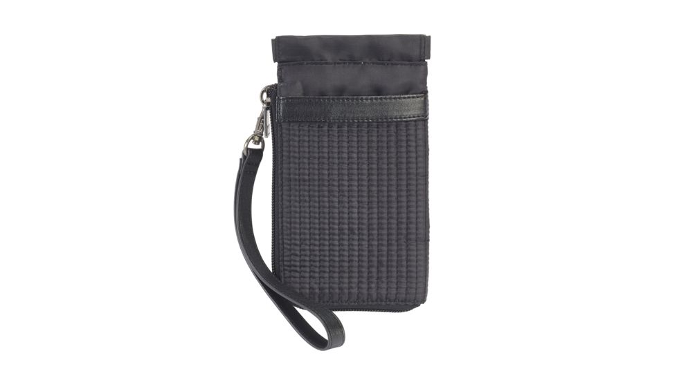 Lewis N Clark RFID-Blocking Squeeze Wristlet, Black, 7080BLK