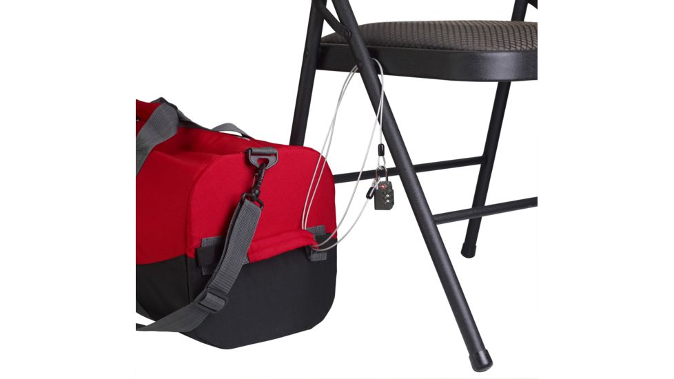 Lewis N Clark Travel Sentry Combo Lock with Cable, Black TSA83