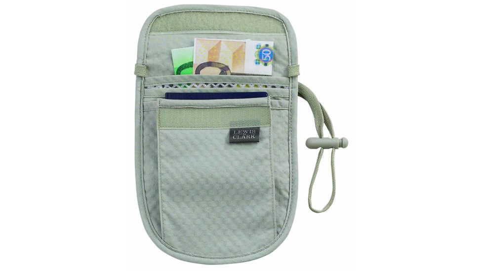 Lewis N Clark TravelDry Neck Stash, Tan 1230