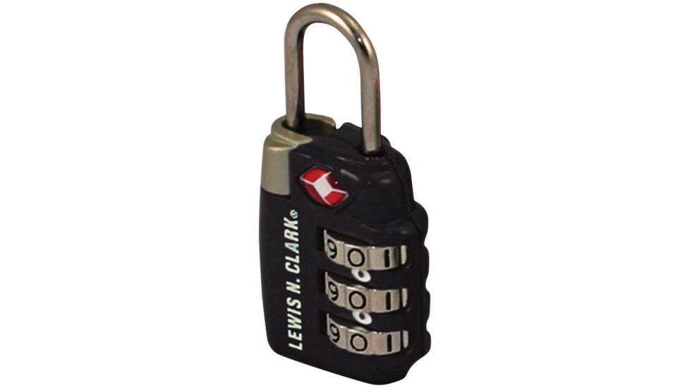 Lewis N Clark Tsa Comb. Locks-2 Pk Black TSA23-2BLACK