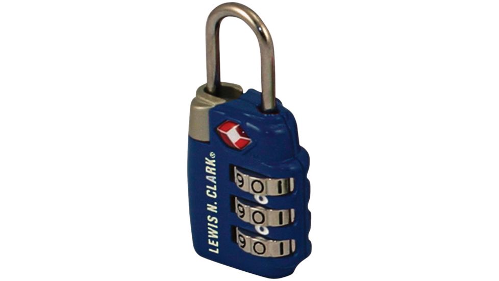 Lewis N Clark Tsa Comb. Locks- 2pk Blue TSA23-2 BLUE