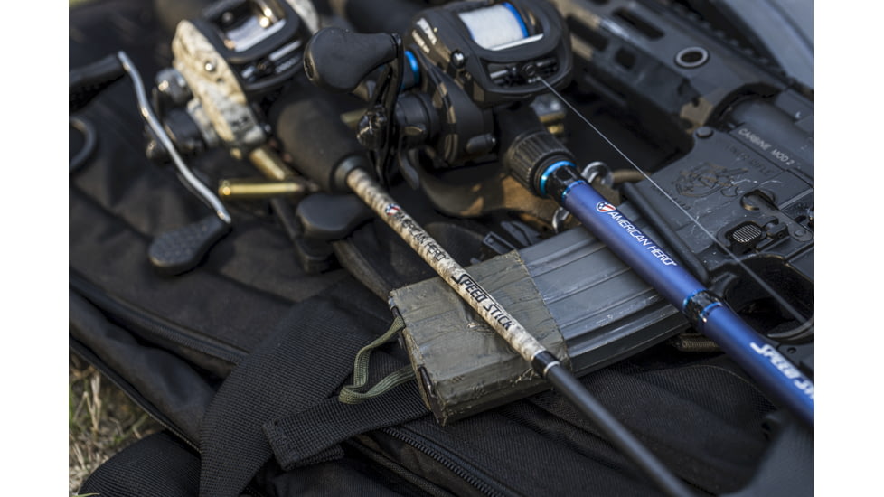 Lews American Hero Baitcast Combo, 6 ft 10 in, Medium Heavy, Fast, 7.1:1, Right, 1 Piece, AH1SH610MH